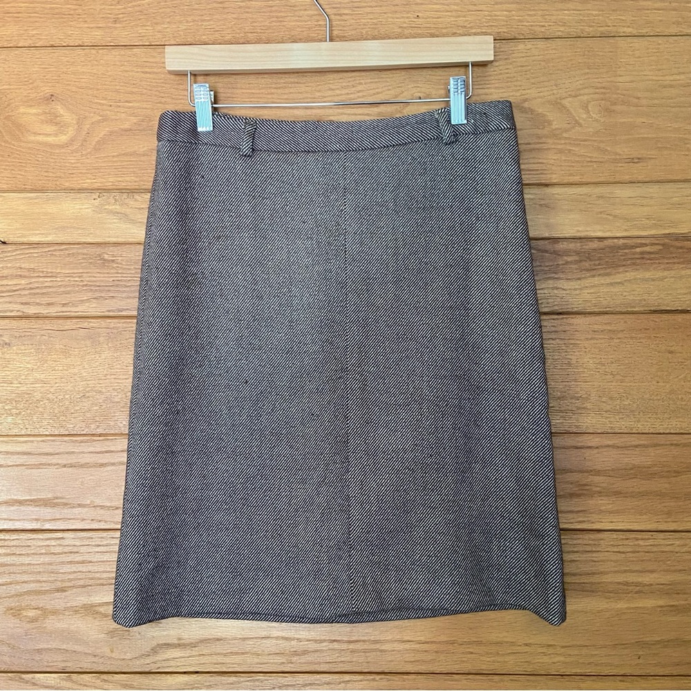 Theory Y2K wool blend skirt